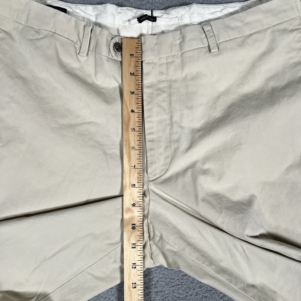 Suitsupply Pants Mens 36x28 Beige 100% Cotton‎ Slim Casual Preppy Pockets - Picture 7 of 13